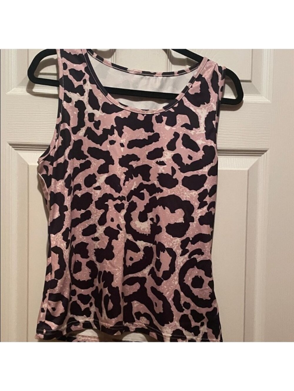 Chic Animal Print Tank Top